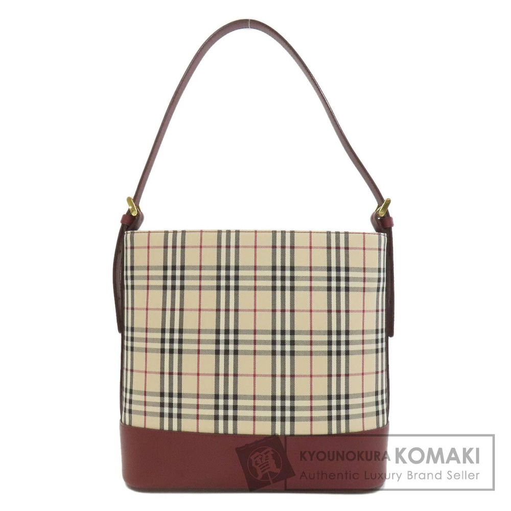 Burberry Hobo Bag Check Nova Canvas